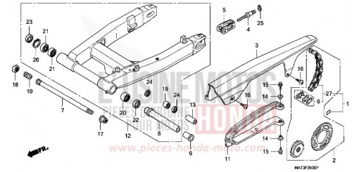 BRAS OSCILLANT CBR1100XX3 de 2003